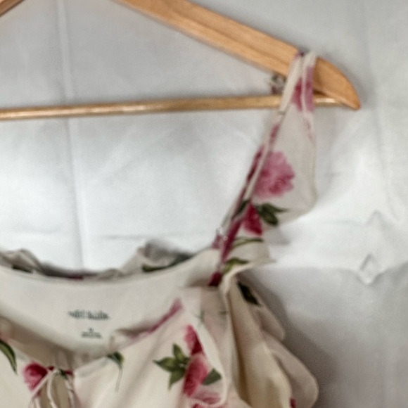 NWOT Wild Fable Floral Tiered Lined Mini Dress Adjustable Straps Size Medium - Picture 4 of 9